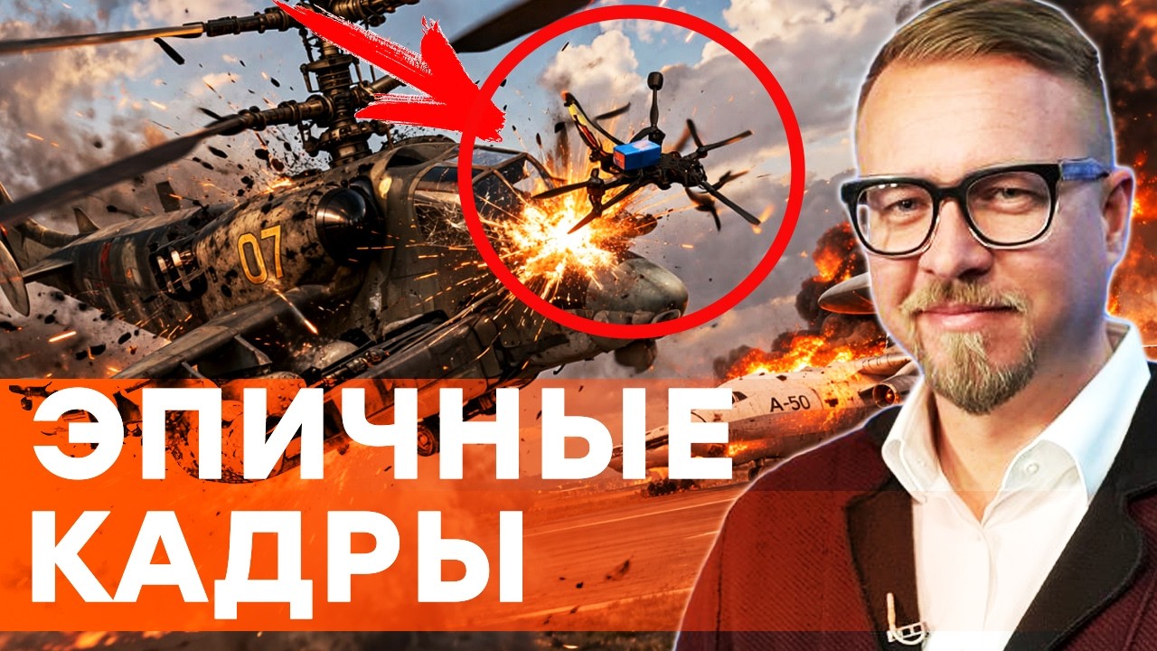 ДРОН ВСУ СПАЛИЛ Р*СНЮ в вертолете КА-52! МИНУС А-50 на ЗАВОДЕ РФ! "ЛУКОЙЛ" ПРОБИЛ ?
