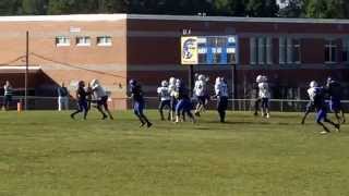 preview picture of video 'Daniels Middle School vs East Garner Middle School Football 2014'