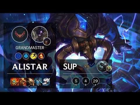 Alistar Support vs Senna - EUW Grandmaster Patch 12.5