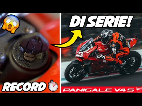 Ho DISTRUTTO il RECORD della pista con una MOTO DI SERIE! 😱 - DUCATI V4S 2021 EP.1