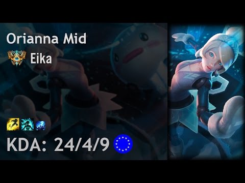 Orianna Mid vs Anivia - Eika - EUW Challenger Patch 7.7