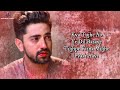 Kya Tujhe Ab Ye Dil Bataye LYRICS Falak Shabbir Amaal Mallik Manoj Muntashir