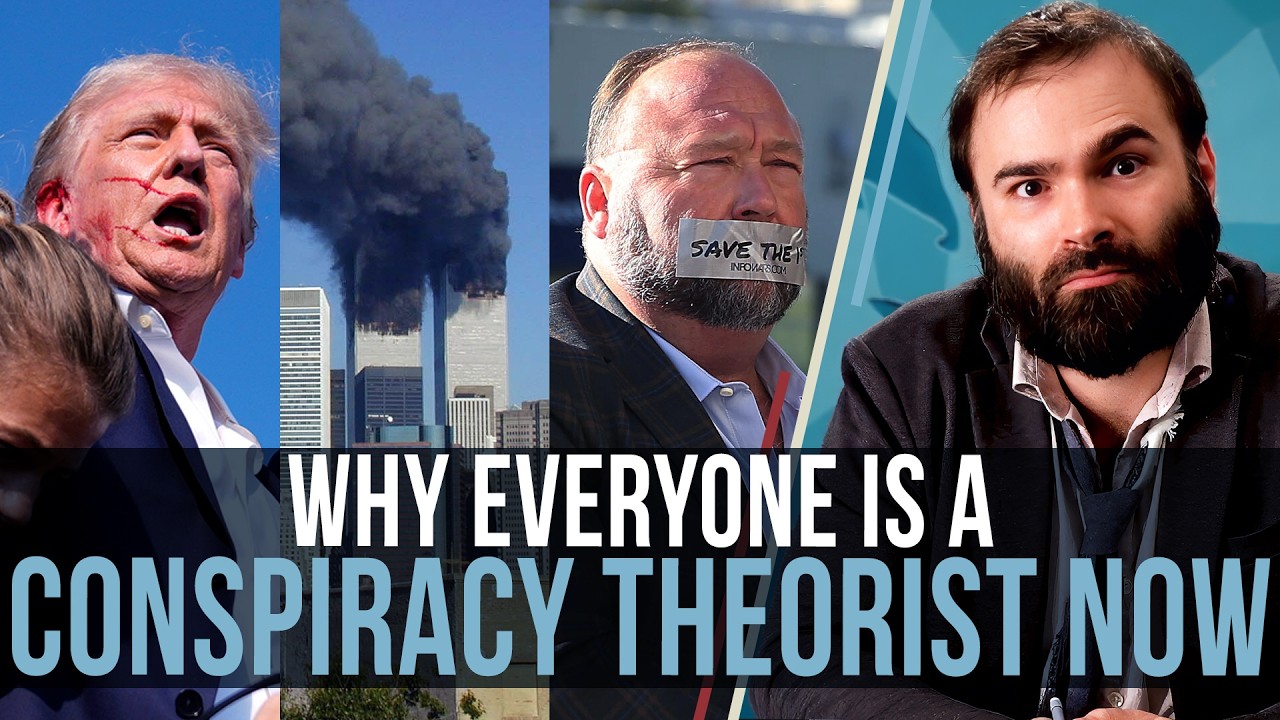 Some More News examines false flag conspiracy theories, Alex Jones's monetization, and Trump's role in amplifying conspiratorial thinking