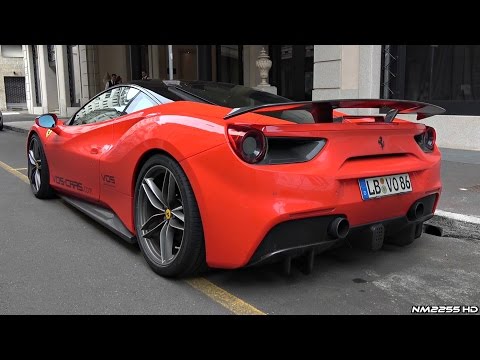 900HP Ferrari 488 GTB by VOS Performance with Akrapovic Exhaust - Start Up & Revs Sound!