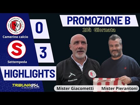 Camerino vs Settempeda Highlights, Matchday 20, Promotion B