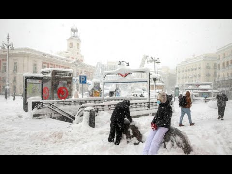 Madrid hit by Storm Filomena (Advanced level English C1)