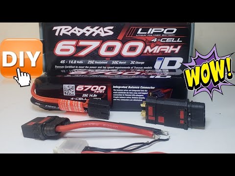 Traxxas Lipo (how to change connectors)