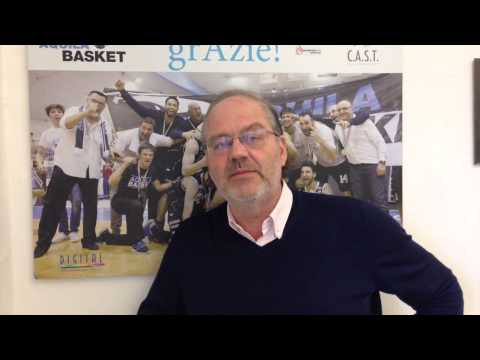 Basket: EA7 Milano-Aquila Trento, il videocommento di Stefano Parolari