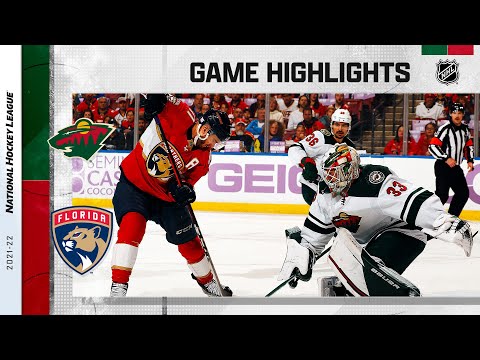 Wild @ Panthers 11/20/21 | NHL Highlights