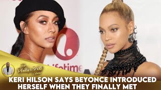Keri Hilson And Beyonce Have Made Amends