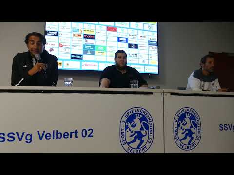 Pressekonferenz nach SSVg Velbert - Wuppertaler SV (1:0, 29.09.2023)