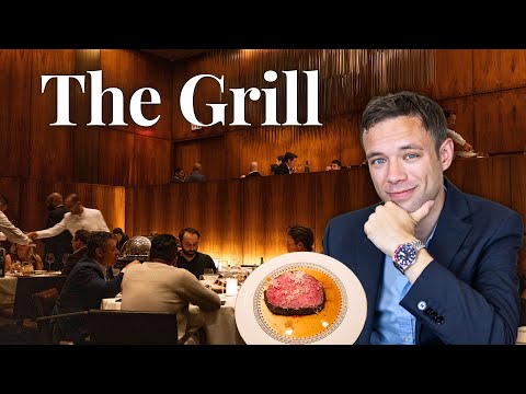 Eating at The Grill. The Most LUXURIOUS and EXPENSIVE Steakhouse in NYC