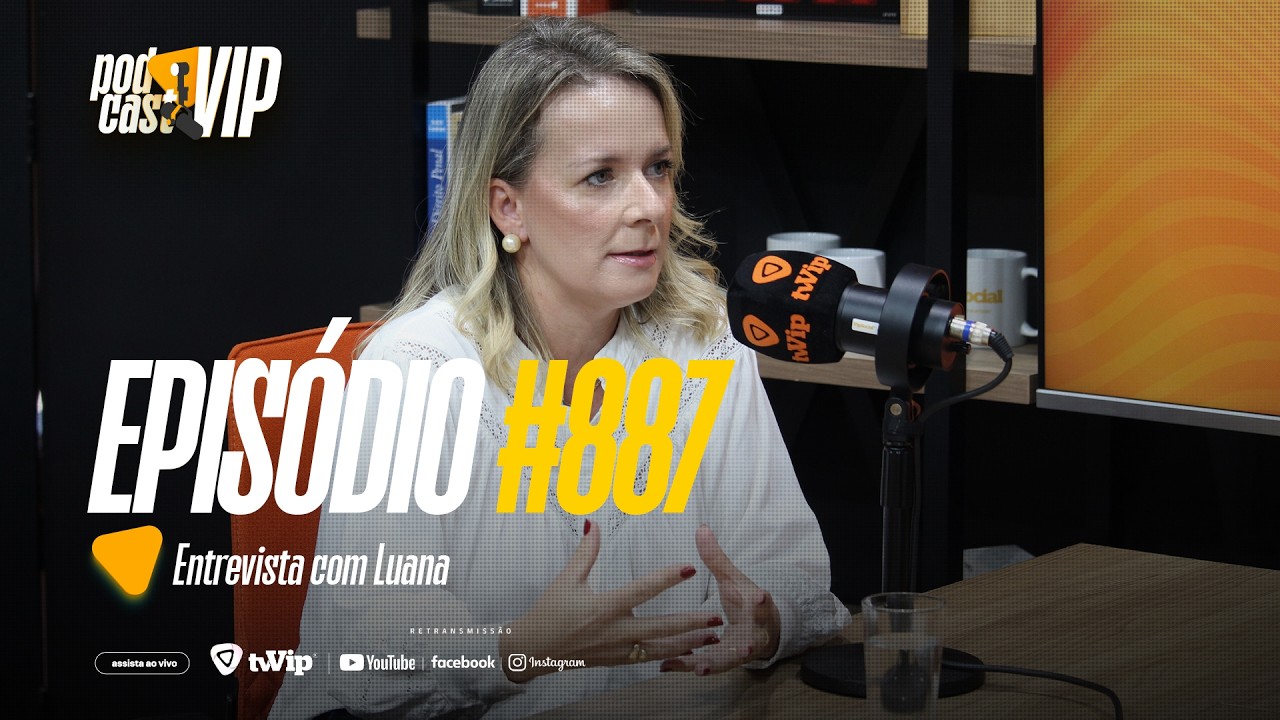 Convidada Luana relata como encontrou beleza em meio ao sofrimento no Podcast Vip