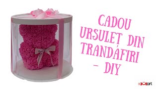 DIY Ursuleț din Trandafiri – Tutorial Ușor 