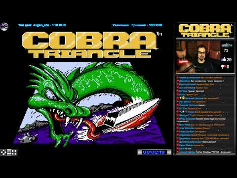Cobra Triangle прохождение | Игра на (Dendy, Nes, Famicom 8 bit) 1989 Стрим RUS