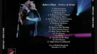 A HOUSE IS NOT A MOTEL : Robert Plant .