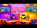 Wheels On The Bus Go Round And Round Nursery Rhymes Baby Songs