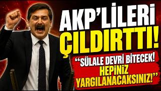 Erkan Baş TBMM'de AKP'lileri çıldırttı! "Hepiniz yargılanacaksınız!"