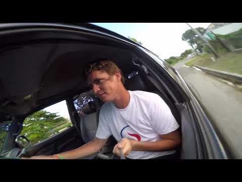 Driving my totoya land cruiser prado J95