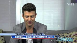‘Blurred Lines’ case: Robin Thicke and Pharrell Williams Ordered to Pay $7.3 Million to Gaye Family