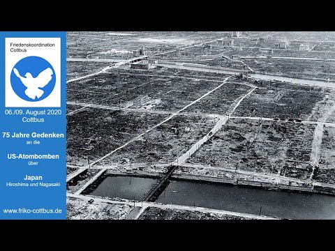 08.08.2020 - Cottbus, 75 Jahre Hiroshima & Nagasaki, Friedenskoordination