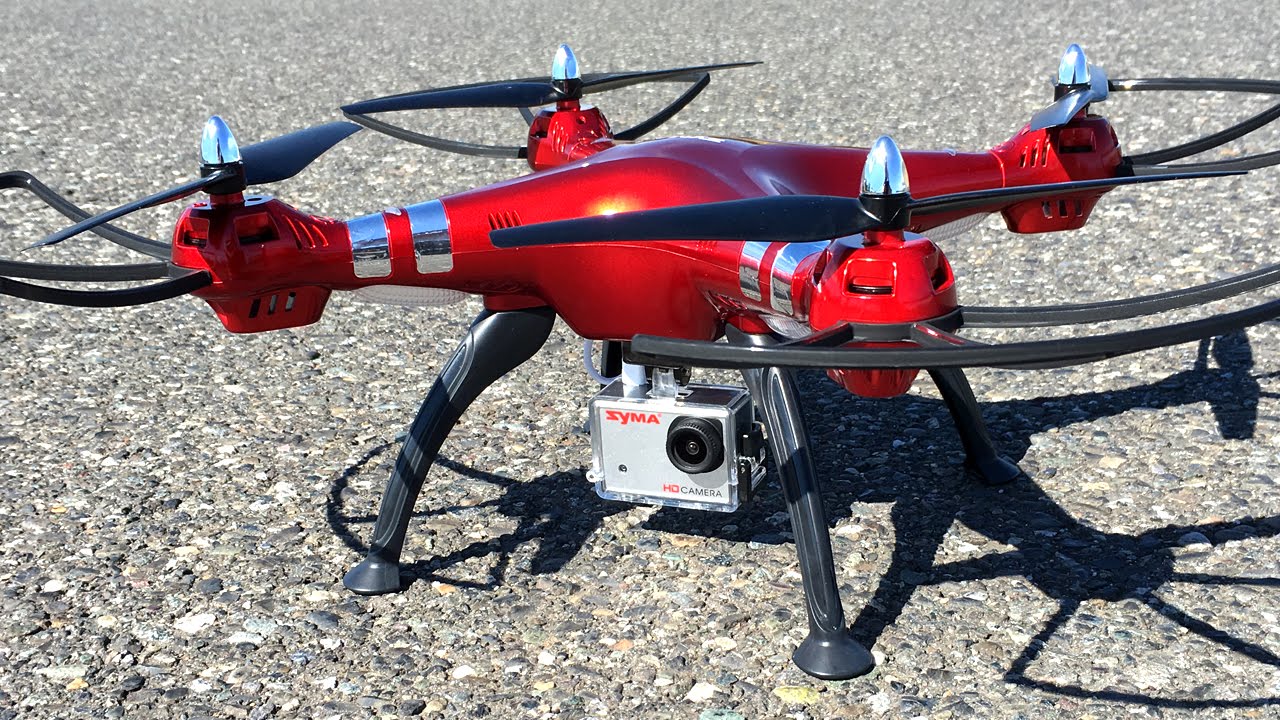 Квадрокоптер Syma X8HG, красный