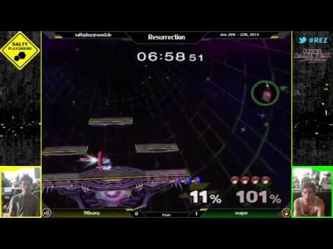 Resurrection - YiQuang (Falco) vs reaper (Marth) - SSBM Pools