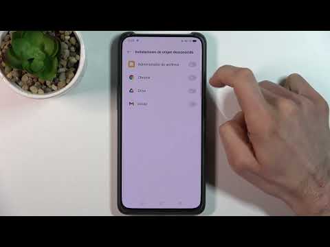 Activar orígenes desconocidos en OPPO Reno 10X Zoom - cómo poner fuentes desconocidas