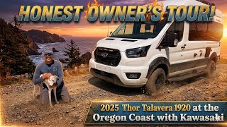 Real Owner's Tour: 2025 Thor Talavera 1920 at the Oregon Coast with my dog