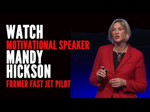 Mandy Hickson - Former Fast Jet Pilot - Motivational Speaker
