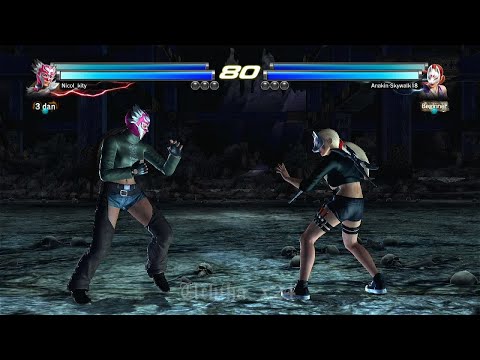 13_6 D Kunimitsu y Alisa (Uchiha x24) vs (Nicol Kity) Christie y Jaycee - Tekken Tag 2 Online PS3