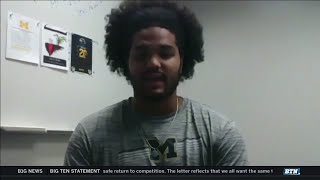 What It’s Like Without Football | Michigan DL Carlo Kemp Interview