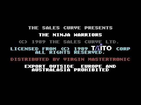 The Ninja Warriors Review for the Commodore 64 by John Gage