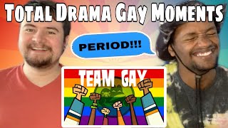 'All Gay Moments in Total Drama Island' REACTION
