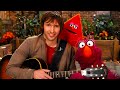 James Blunt You Re Beautiful My Triangle Sesame Street Stars Celebrity Children Song Telly
