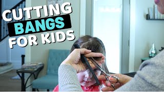 How to Cut Children's Bangs or Cut Your Own Bangs | Tips on How to Cut, Feather and Layer Your Bangs