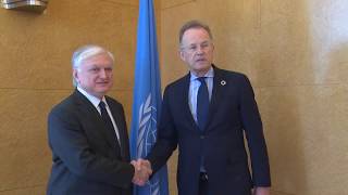 Le Ministre des Affaires étrangères d’Arménie a eu une rencontre avec le Directeur général de l’Office des Nations Unies à Genèv