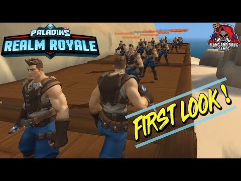 Paladins Realm Royale | Alpha Gameplay First Look | Featuring Steven Skits (Paladins Battlegrounds)