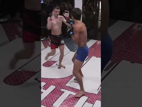 Heavy firefight between two game bantamweights 🫣#UKFC #MMA #KO #TKO