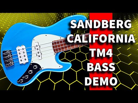 Sandberg California II / TM / Black label PUs / 4-String 34″ / Highgloss Marley Blue / Alder Body / Pau Ferro FB / Varied Dot Inlays / Black Head Stock / Black Hardware / Active 2-EQ / Split Switch / Black Pickguard – 8.4 pounds SN 50009 image 25