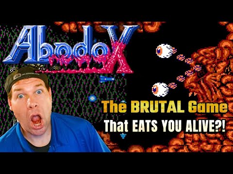 The Brutal Game That EATS You Alive! Abadox The Deadly Inner War (NES)