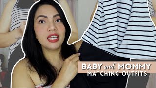 MATCHY OUTFIT FOR MOM AND BABY + AURA KAHIT PREGGY!