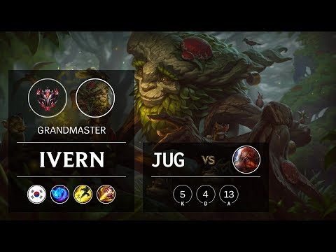Ivern Jungle vs Gragas - KR Grandmaster Patch 10.2
