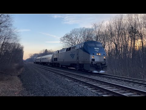 A Afternoon Heavy Weekend at Saw Mill With Amtrak and CTrail