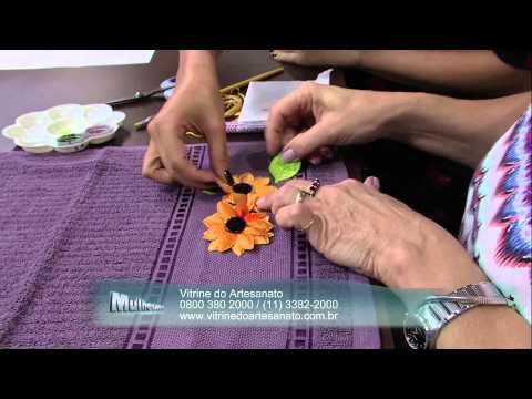 Mulher.Com 01/04/2014 Beth Matteelli Pintura com  Aplique Parte 1