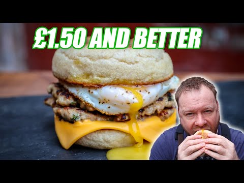 McDonald's Sausage & Egg McMuffin But CHEAPER And BETTER