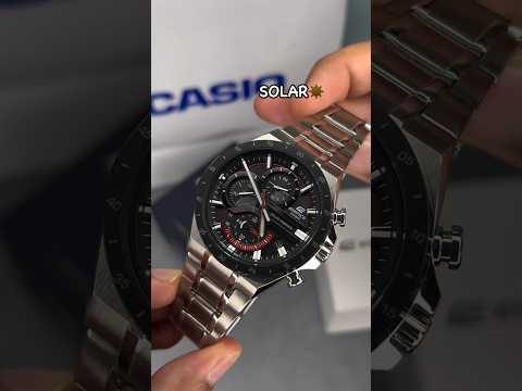 Edifice Casio Solar Powered #elegantwatches #luxurywatchesformen #luxurywatch