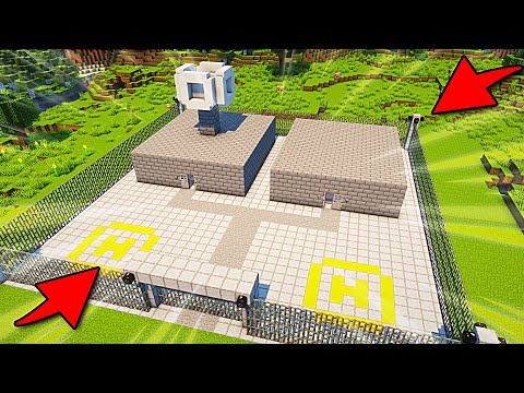 Minecraft Military Base Idea | Timelapse