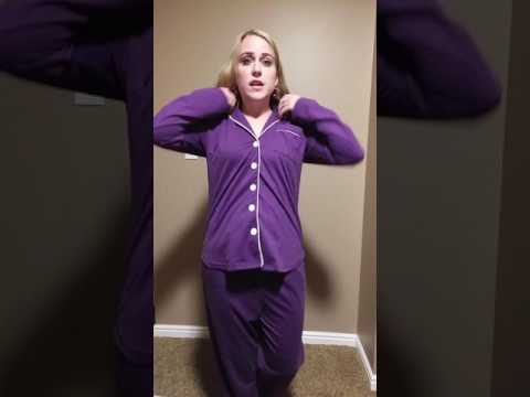 Yulee Women's Button-Up Sleepwear Long Sleeve Pajama Set Pj Top and Pant