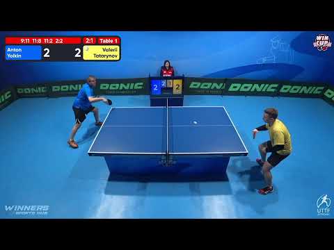 09:00 Anton Yolkin 3-1 Valerii Tatarynov West 1 WIN CUP 15.12.2022 | TABLE TENNIS WINCUP